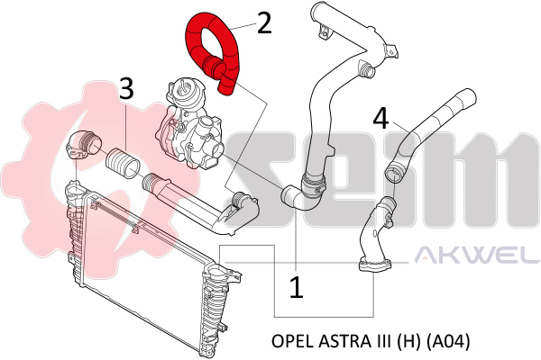 Durites turbo 981468