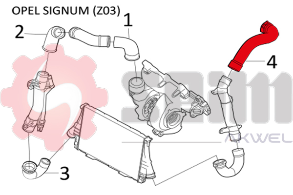 Durites turbo 981493