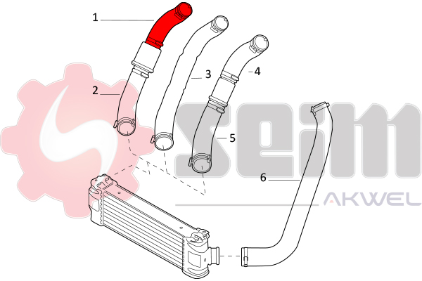 Durites turbo 981809