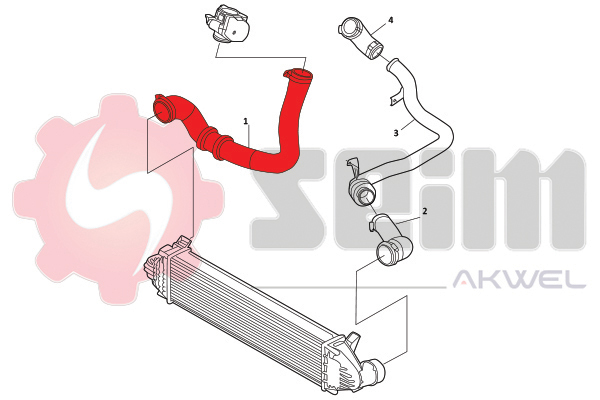 Durites turbo 981827