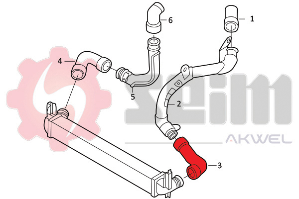 Durites turbo 981927